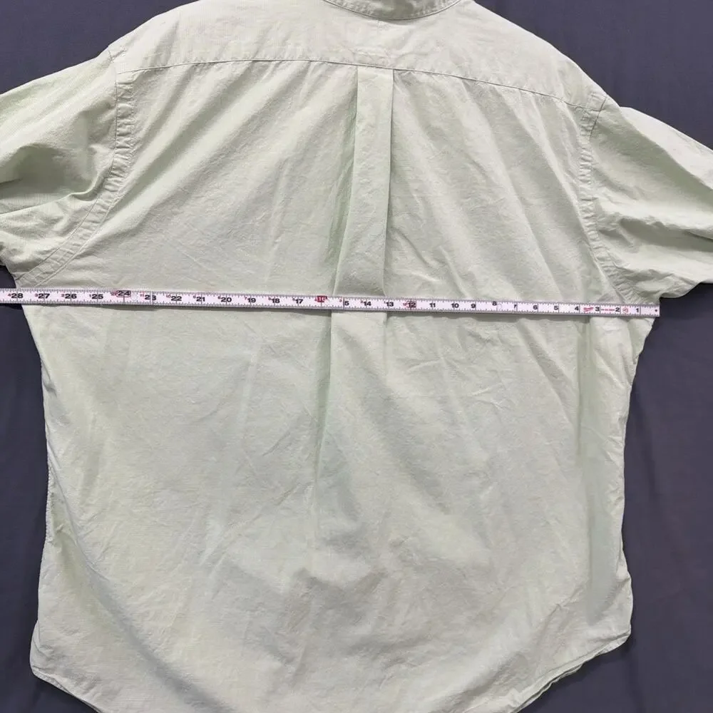 Polo Ralph Lauren Yarmouth Oxford Light Green Button Down Shirt 17 34/35
